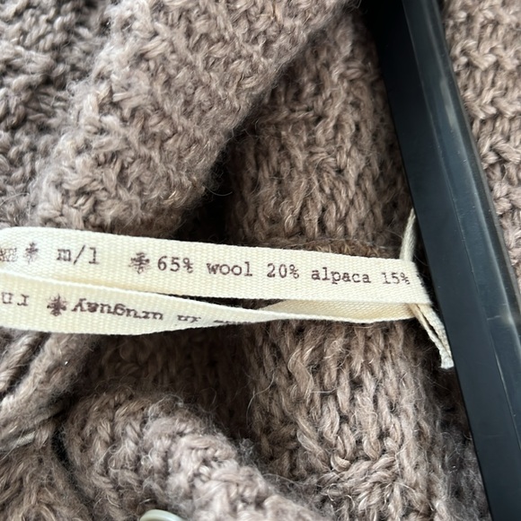 Bellekat one button curved button cardigan - Picture 9 of 10